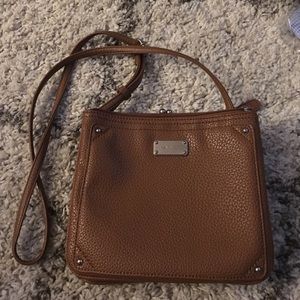 Brown Nine West crossbody purse